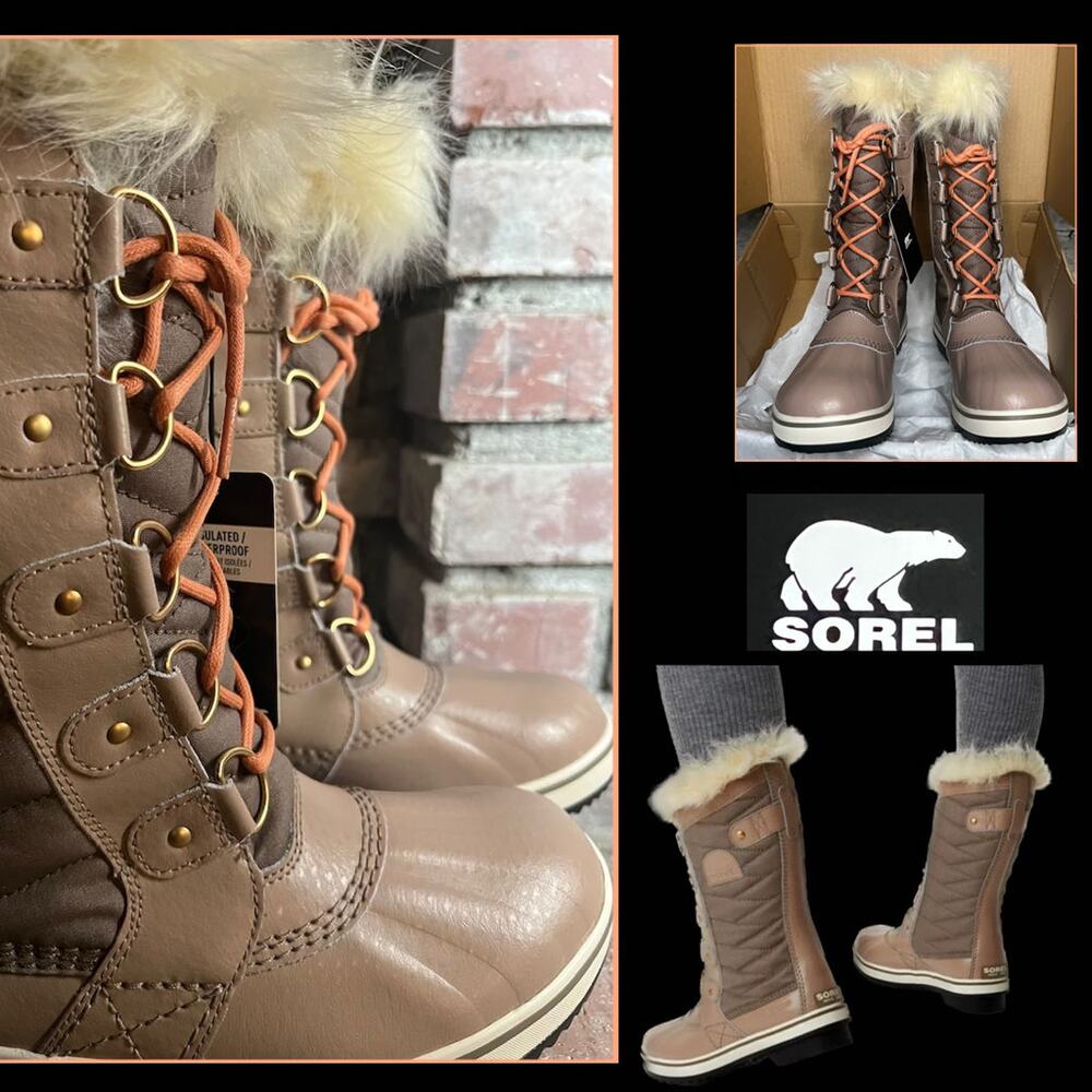 Sorel Tofino II WP Diamond Quilted Shaft Waterproof Boot Size 8 NEW IN BOX